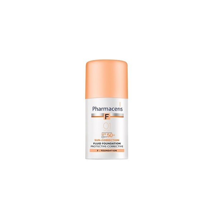 PHARMACERIS F FOND DE TEINT SPF50+ IVORY 01