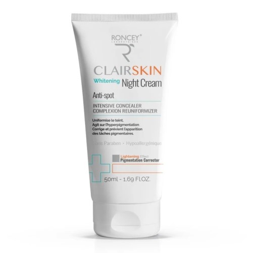 RONCEY CLAIRSKIN CRÈME DE NUIT ECLAIRCISSANTE ANTI-TACHES 50ML